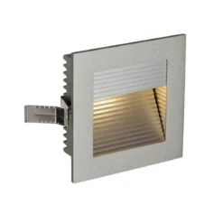 SLV 111292 FRAME CURVE LED Einbauleuchte eckig silbergrau 3000K 60lm