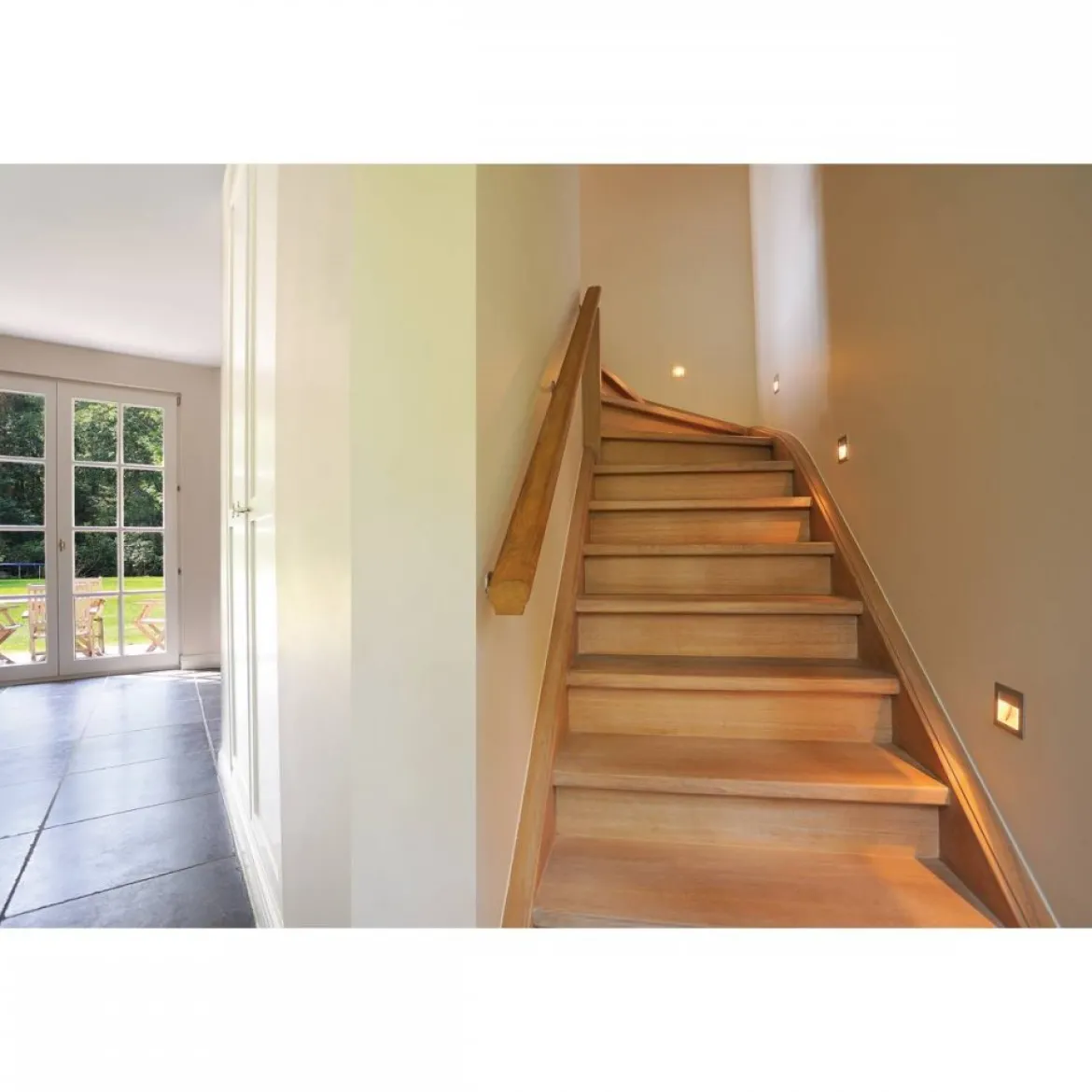 SLV 111292 FRAME CURVE LED Einbauleuchte eckig silbergrau 3000K 60lm
