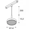 SLV 1009018 GRIP! FLAT 48V Pendelleuchte CCT schwarz 430lm