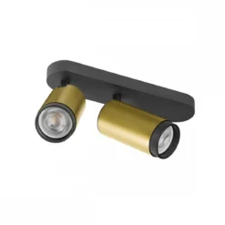 SLV 1009099 GRIP! L Deckenleuchte double zylindrisch 6W GU10 gold schwarz