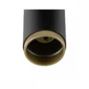 SLV 1009093 GRIP! L Deckenleuchte single zylindrisch 6W GU10 schwarz gold