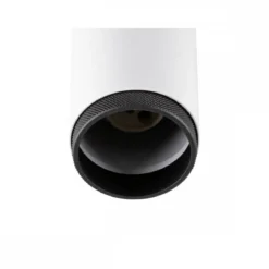 SLV 1009035 GRIP! L Deckenleuchte single zylindrisch 6W GU10 weiß schwarz