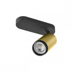 SLV 1009095 GRIP! L Deckenleuchte single zylindrisch 6W GU10 gold schwarz