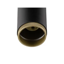 SLV 1008471 GRIP! L 1-Phasen Pendelleuchte GU10 max. 6W schwarz gold