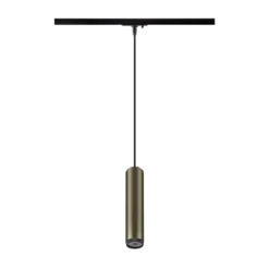 SLV 1008472 GRIP! L 1-Phasen Pendelleuchte GU10 max. 6W bronze schwarz