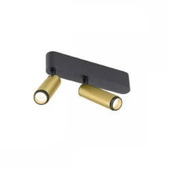 SLV 1009050 GRIP! S double Deckenaufbauleuchte 2700K 29° Phase gold schwarz