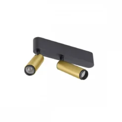 SLV 1009051 GRIP! S double Deckenaufbauleuchte 3000K 29° Phase gold schwarz