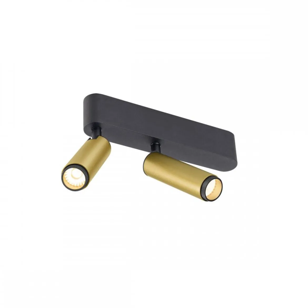 SLV 1009051 GRIP! S double Deckenaufbauleuchte 3000K 29° Phase gold schwarz