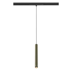 SLV 1008467 GRIP! S 48V Pendelleuchte 2000-3000K 29° DALI Dim-to-Warm bronze schwarz