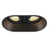 SLV 1006121 HORN double QPAR51 Deckeneinbauleuchte schwarz 25W