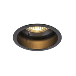 SLV 1005435 HORN GU10 Deckeneinbauleuchte schwarz 25W blower door getestet