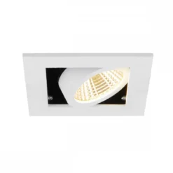 SLV 1007552 KADUX Deckeneinbauleuchte single 3000K 38° IP20 quadratisch weiß