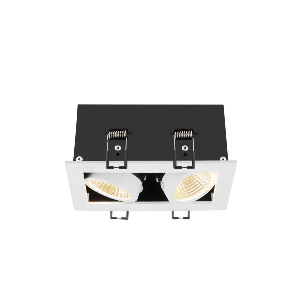 SLV 1007560 KADUX Deckeneinbauleuchte double 3000K 38° IP 20 quadratisch weiß