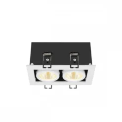 SLV 1007560 KADUX Deckeneinbauleuchte double 3000K 38° IP 20 quadratisch weiß