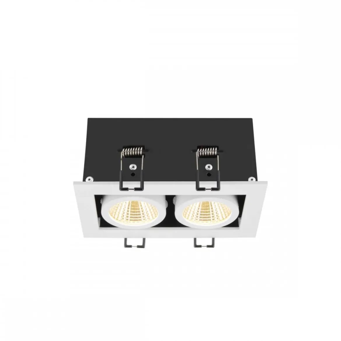SLV 1007560 KADUX Deckeneinbauleuchte double 3000K 38° IP 20 quadratisch weiß