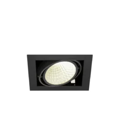 SLV 1008570 KADUX Deckeneinbauleuchte single 4000K DALI 2 Touch 30° schwarz