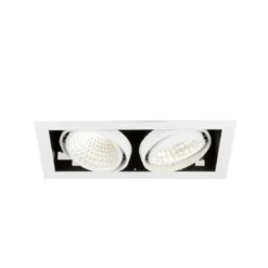 SLV 1008573 KADUX Deckeneinbauleuchte double 4000K DALI 2 Touch 30° weiß
