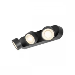 SLV 1010270 KALU 2.0 Wand-und Deckenaufbauleuchte 2700K 3-flammig schwarz