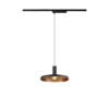 SLV 1010800 LALU® SET 1-Phasen Pendelleuchte PLATE 22 schwarz 40° 700lm