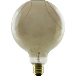 SLV 1008159 LED Globe 125 2x slanting Soft Curve smokey E27 PHASE 400lm 1900K