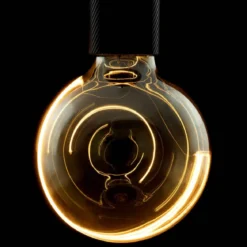 SLV 1008161 LED Illusion Globe 125 Crescent slanting smokey E27 PHASE 310lm 1900K