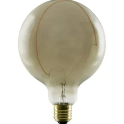 SLV 1008161 LED Illusion Globe 125 Crescent slanting smokey E27 PHASE 310lm 1900K