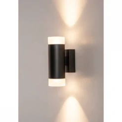 SLV Leuchte 1002933 ASTINA UP DOWN QPAR51 Indoor Wandaufbauleuchte schwarz