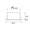 SLV Leuchte 1003039 DINGILO Indoor LED Deckeneinbauleuchte weiß 3000K schwenkbar
