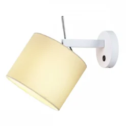 SLV Leuchte 1003035 FENDA E27 Indoor Wandaufbauleuchte weiß ohne Schirm