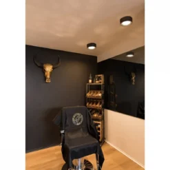SLV Leuchte 1002968 FERA 25 CL DALI Indoor LED Deckenaufbauleuchte schwarz