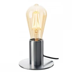 SLV Leuchte 1001678 FITU TL Indoor Tischleuchte alu gebürstet E27 max. 10W