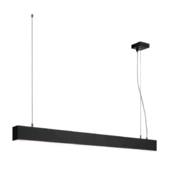 SLV Leuchte 1001403 GLENOS Pendelleuchte mattschwarz 1m 4000K dimmbar