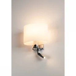 SLV Leuchte 1002855 KENKUA SPOT E27 Indoor LED Wandaufbauleuchte chrom 3000K