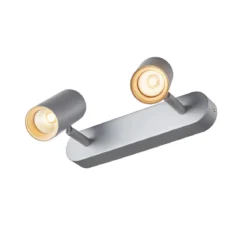 SLV Leuchte 1002975 NOBLO II Indoor LED Deckenaufbauleuchte 2700K grau