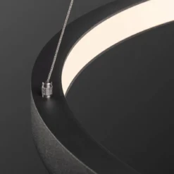 SLV Leuchte 1002909 ONE 60 DALI Indoor LED Pendelleuchte schwarz
