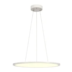 SLV Leuchte 1003045 PANEL 60 DALI Indoor LED Pendelleuchten rund weiß 4000K