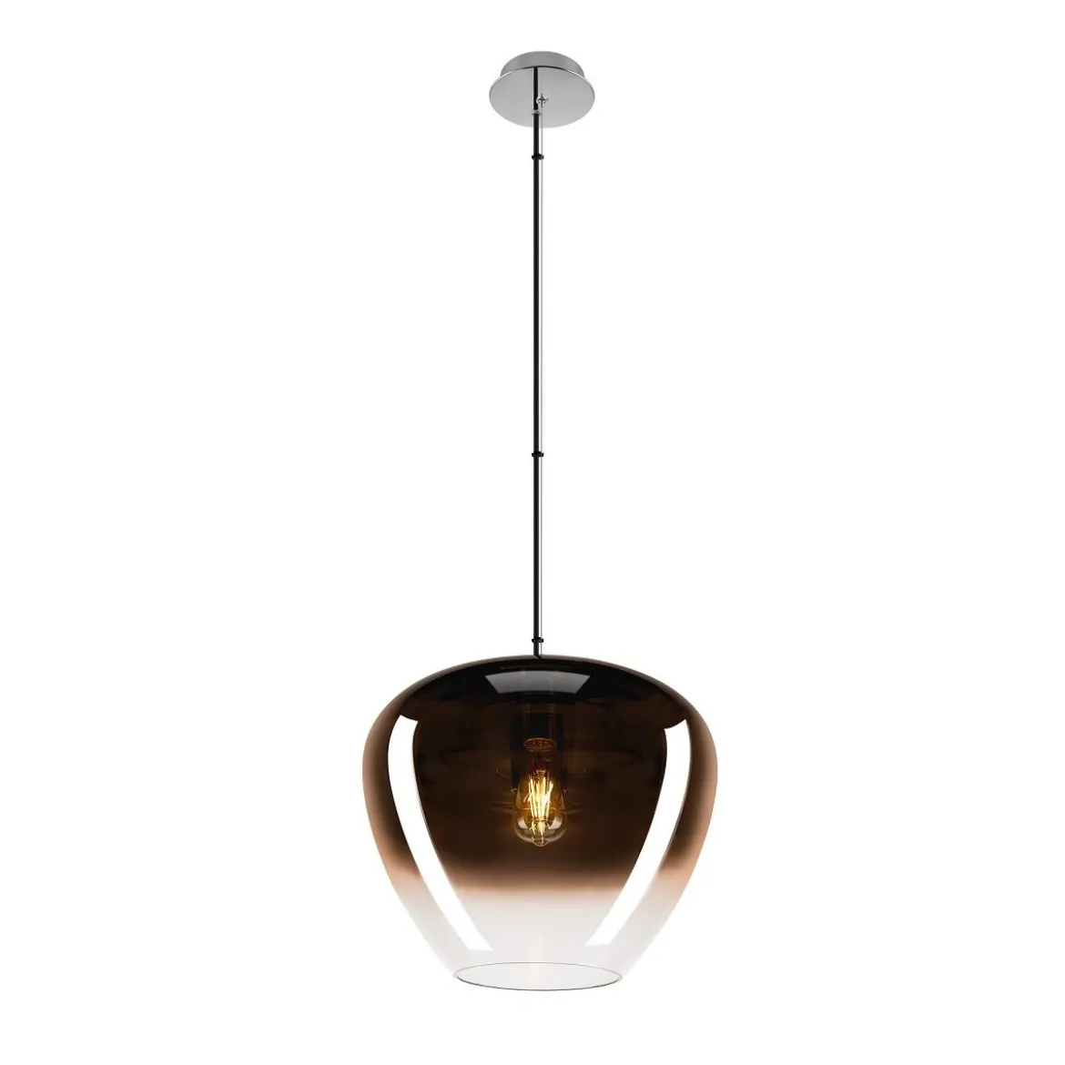 SLV Leuchte 1007876 PANTILO CONVEX 40 Indoor Pendelleuchte E27 chromkupfer