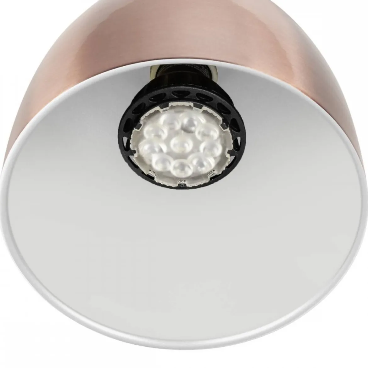 SLV Leuchte 1008057 PARA CONE 14 QPAR51 3-Phasen System Leuchte kupfer weiß