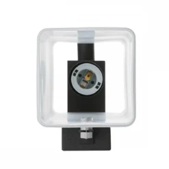 SLV Leuchte 1003428 QUADRASS SPOT Indoor Wandaufbauleuchte mit LED Spot und E27 Fassung schwarz