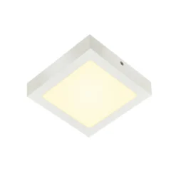 SLV Leuchte 1003018 SENSER 18 Indoor LED Deckenaufbauleuchte eckig weiß