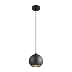 SLV 1008178 LIGHT EYE® 150 Pendelleuchte matt schwarz GU10