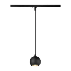 SLV 1008168 LIGHT EYE® 90 1-Phasen Pendelleuchte GU10 max. 6W matt schwarz
