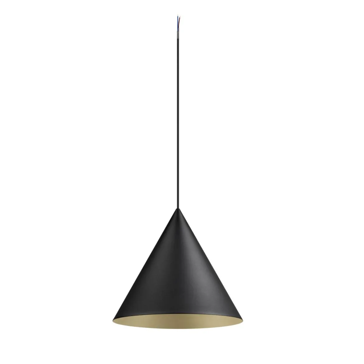 SLV 1008505 MAGICO 38 Pendelleuchte E27 Pendellänge 180cm max. 10W schwarz gold