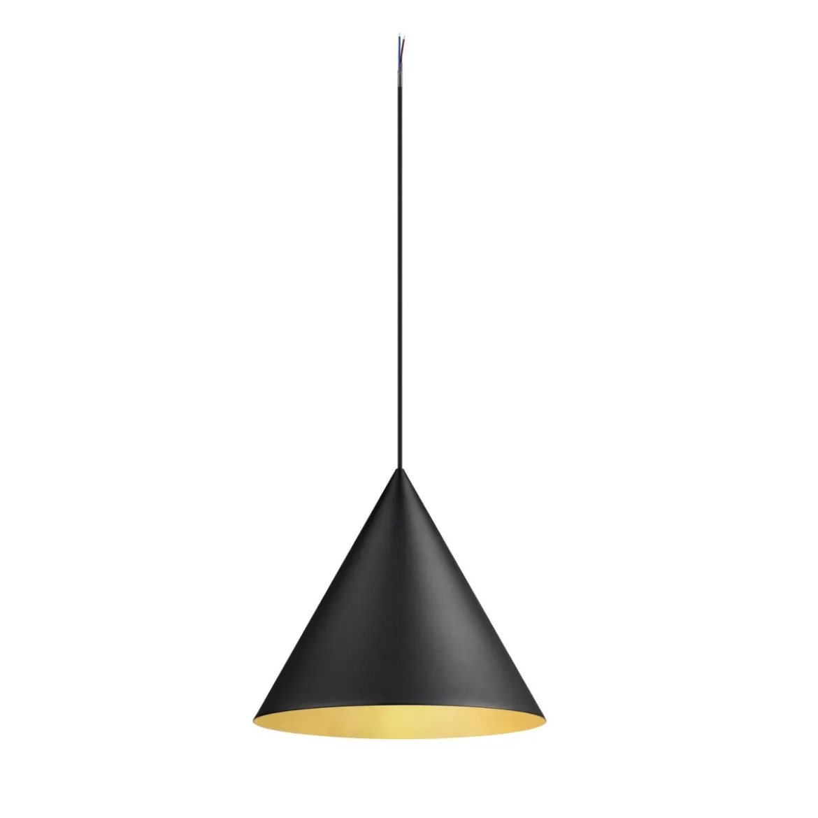 SLV 1008505 MAGICO 38 Pendelleuchte E27 Pendellänge 180cm max. 10W schwarz gold