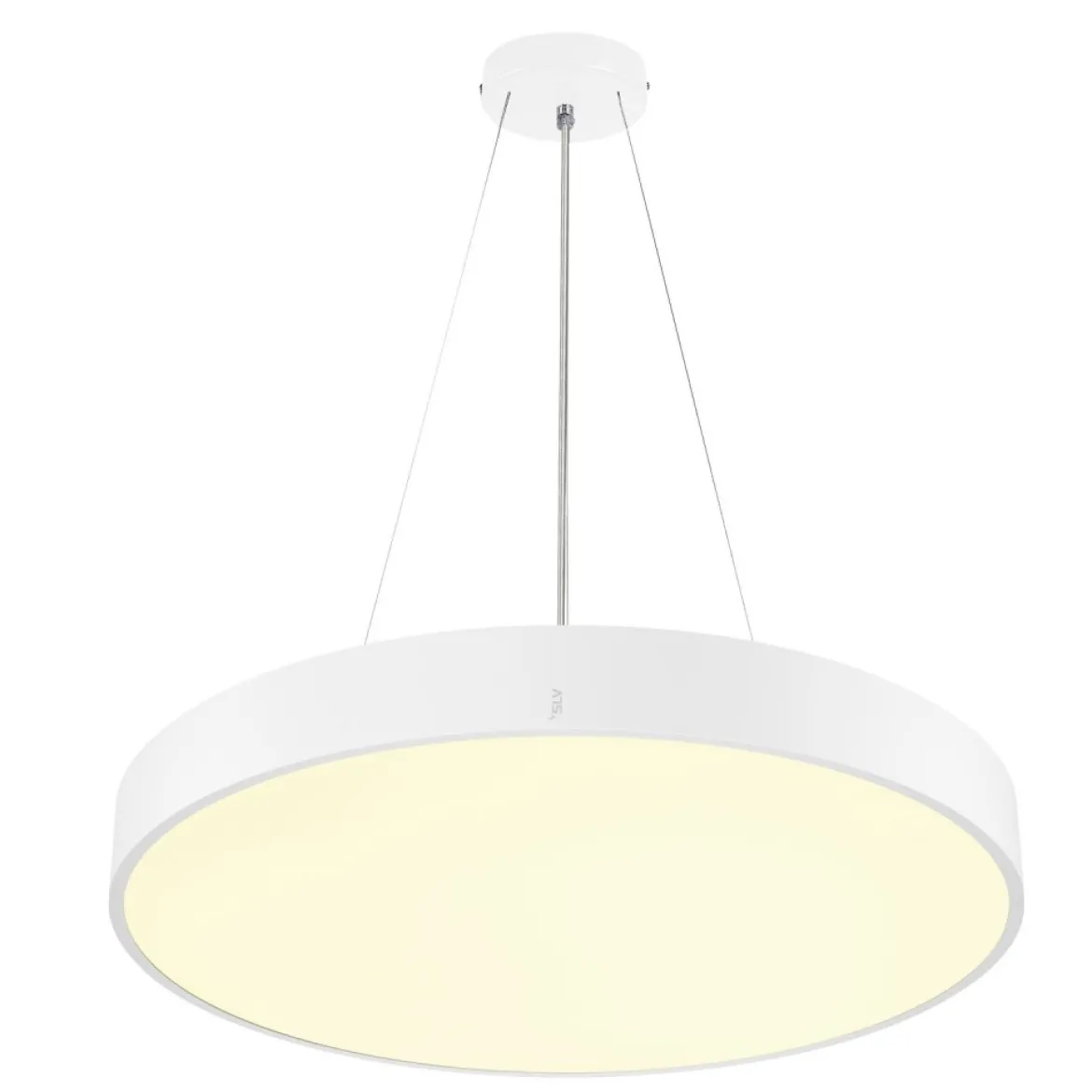 SLV 1007301 MEDO® PRO 60 Deckenaufbauleuchte rund CCT DALI Touch 80° UGR19 weiß