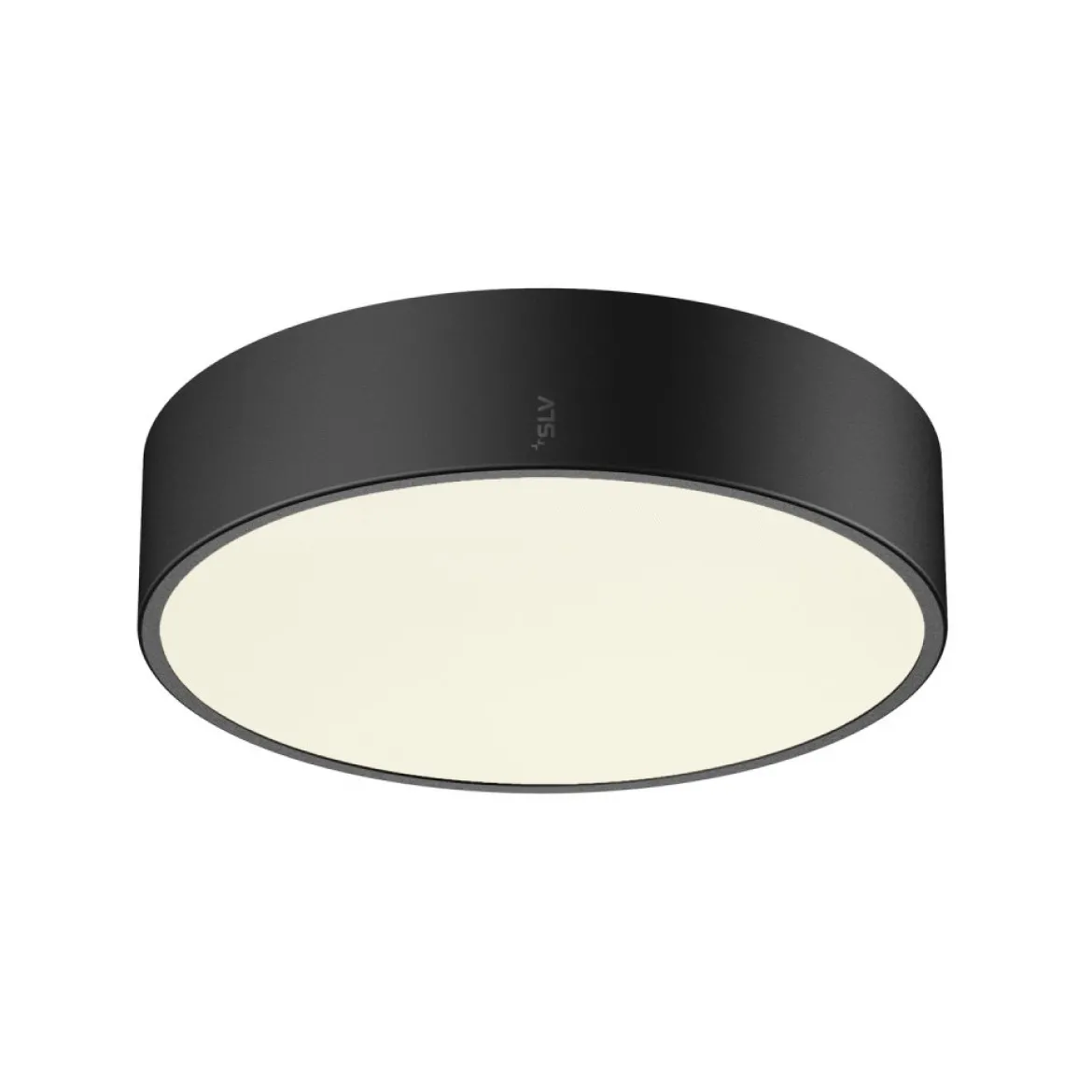SLV 1007288 MEDO® PRO 30 Wand- und Deckenaufbauleuchte rund CCT Phase UGR19 schwarz
