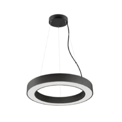 SLV 1008589 MEDO® RING 60 Hängelampe 3000/4000K 110° DALI Touch schwarz