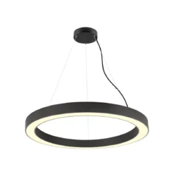 SLV 1008593 MEDO® RING 90 Hängelampe 3000/4000K 110° DALI Touch schwarz