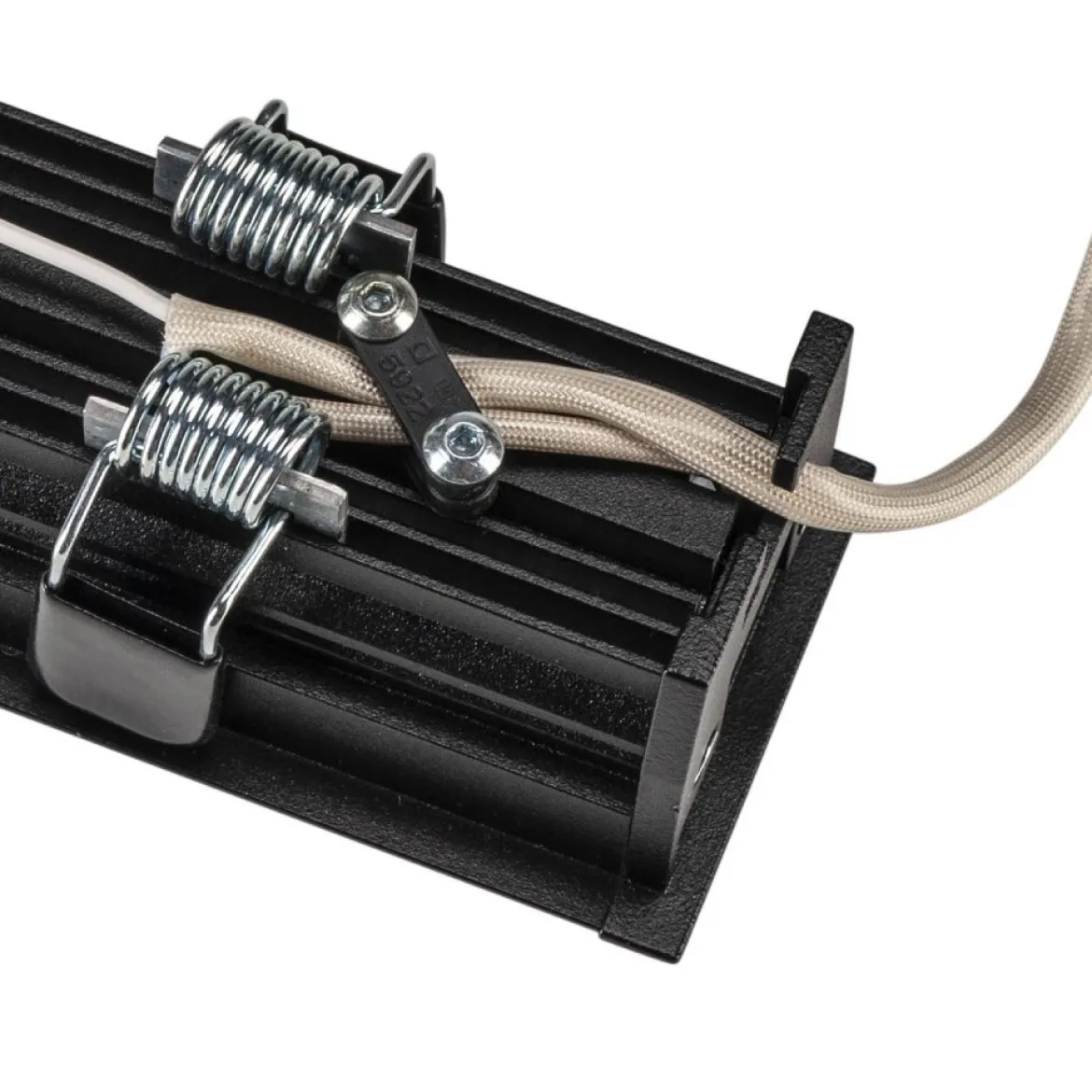 SLV 1005416 MILANDOS 6 Deckeneinbauleuchte schwarz 3000K 45°