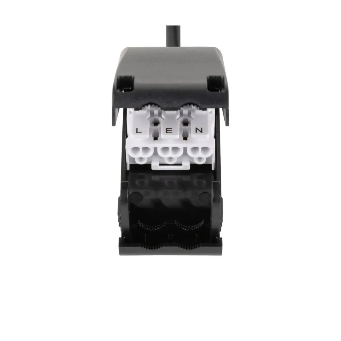 SLV 1008514 NEW TRIA® 155 Deckeneinbauleuchte eckig 3000K zweiflammig PHASE 38° schwarz